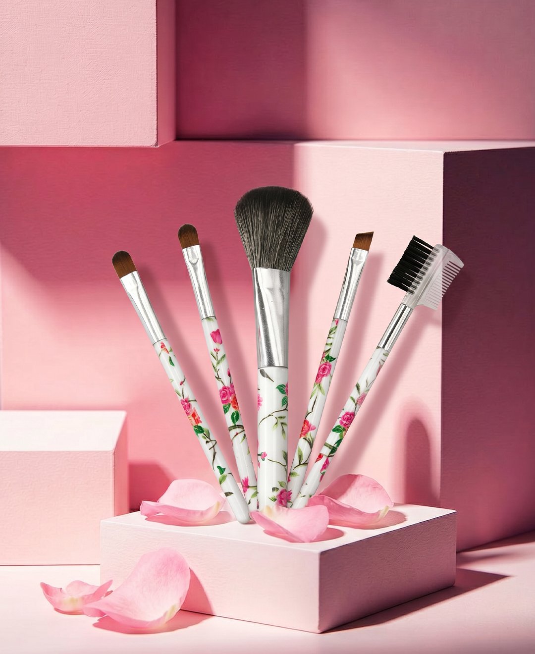 5-in-1 Makeup Brush Set